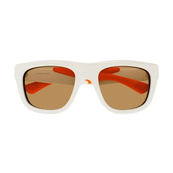 NEW  BOTTEGA VENETA SUNGLASSES IVORY MEN EYEWEAR BOTTEGA VENETA - Picture 2 of 3